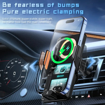 Wireless Charger Car Mount 15w Wireless Car Charger Smart Wireless Charger Mobile Phone Stands Car Phone Holder