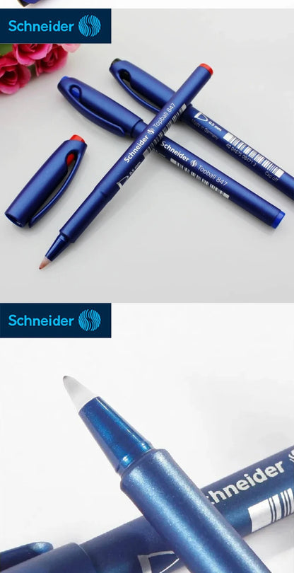 1PC German Schneider Topball 847 0.5mm Gel Pen Signature Pen Writing Smooth Student Exam Supplies Back To School Stationery