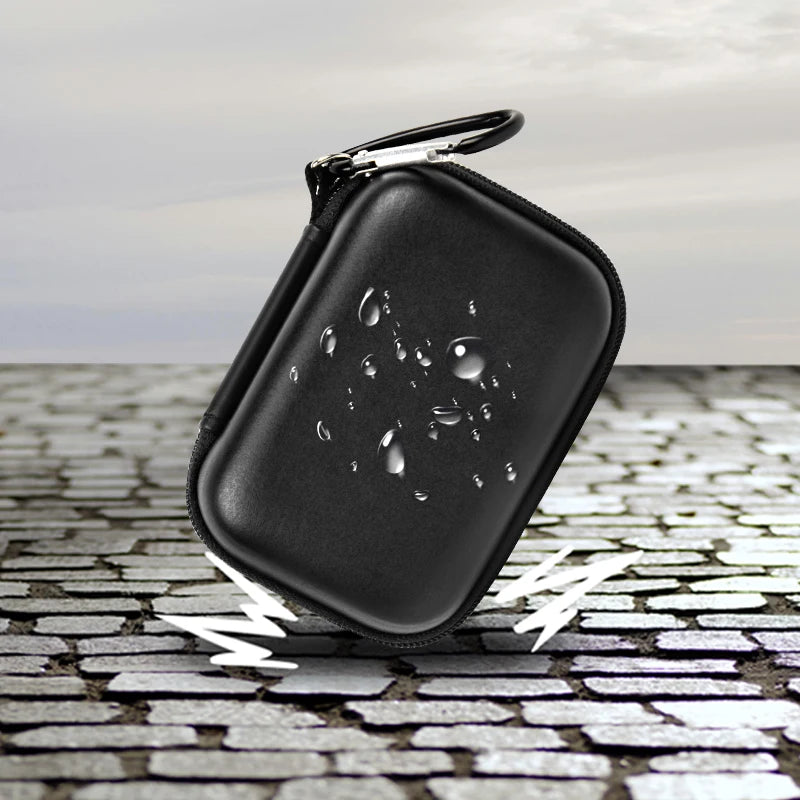 Carrying Case Compatible with Crucial X10/ X9 Pro 4TB/ 2TB/ 1TB Portable SSD, External Solid State Drive Hard Storage Holder Bag