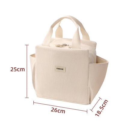 This lunch bag, insulated lunch box, reusable leak-proof large refrigerated handbag is suitable for both men and women. A-DH