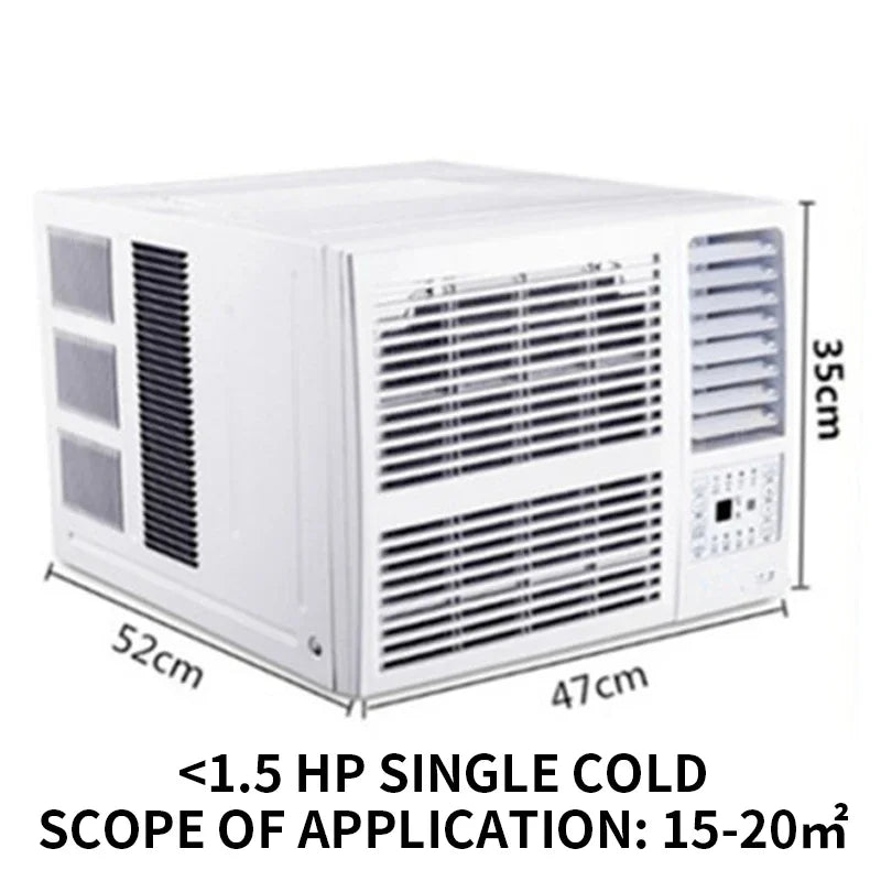 Window Air Conditioner Window-Mounted Portable Refrigeration Air Conditioners Cold 24-hour Timer Remote Control Room Cooler