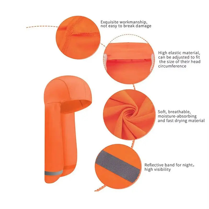 1PC Cooling Cap Elastic Sun Shade Hat Neck Shield Wide Brim Hat UV Protection Neck Protector to Cover Neck for Fishing Riding