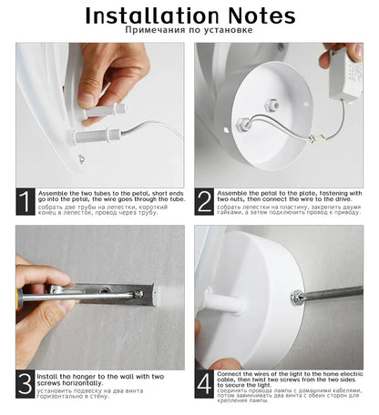 Modern LED Wall Lamp Bedroom Bedside Leaf Wall Lamp Sconces Living Room Home Indoor Lighting Fixture Minimalist Led Night Light