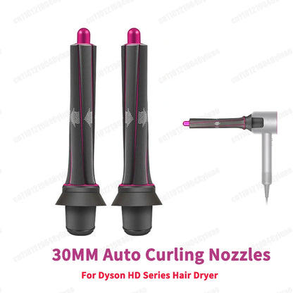 For Dyson Supersonic Hair Dryer Accessories Auto Curling Nozzles 20/30/40mm Cruling Wand For Dyson HD Series Hair Dryer Diffuser