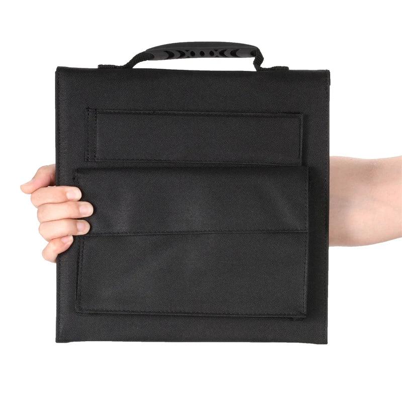 100W Foldable Solar Panel DC+USB Fast Charging 18V Portable Folding Bag Power Bank for Mobile Phone Camping Outdoor Emergency
