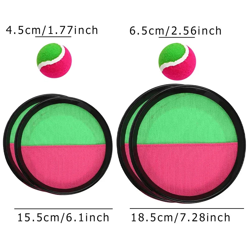 Sticky Ball Toy Set Kids Colorful Sticky Ball with Target Throw Catch  Interactive Family Game Indoor Outdoor Fun Party Gift ZYF