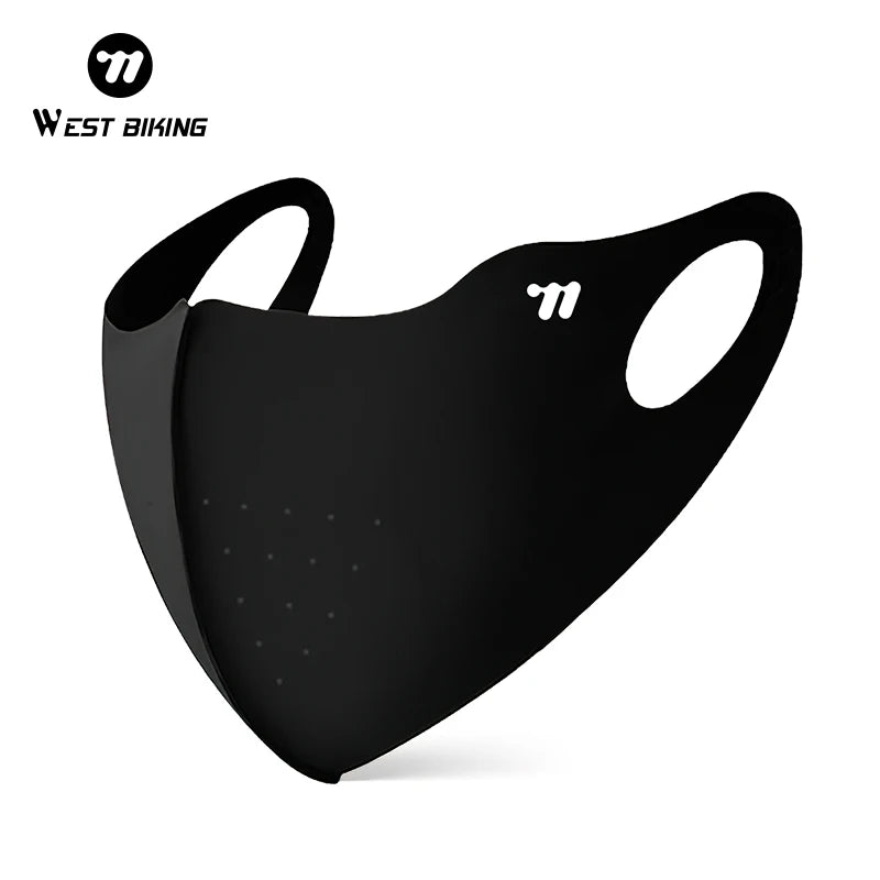 WEST BIKING Summer Sunscreen Traceless Mask 3D Ice Silk Breathable UV Protection Mask Summer Outdoor Sport Cycling Sports Masks