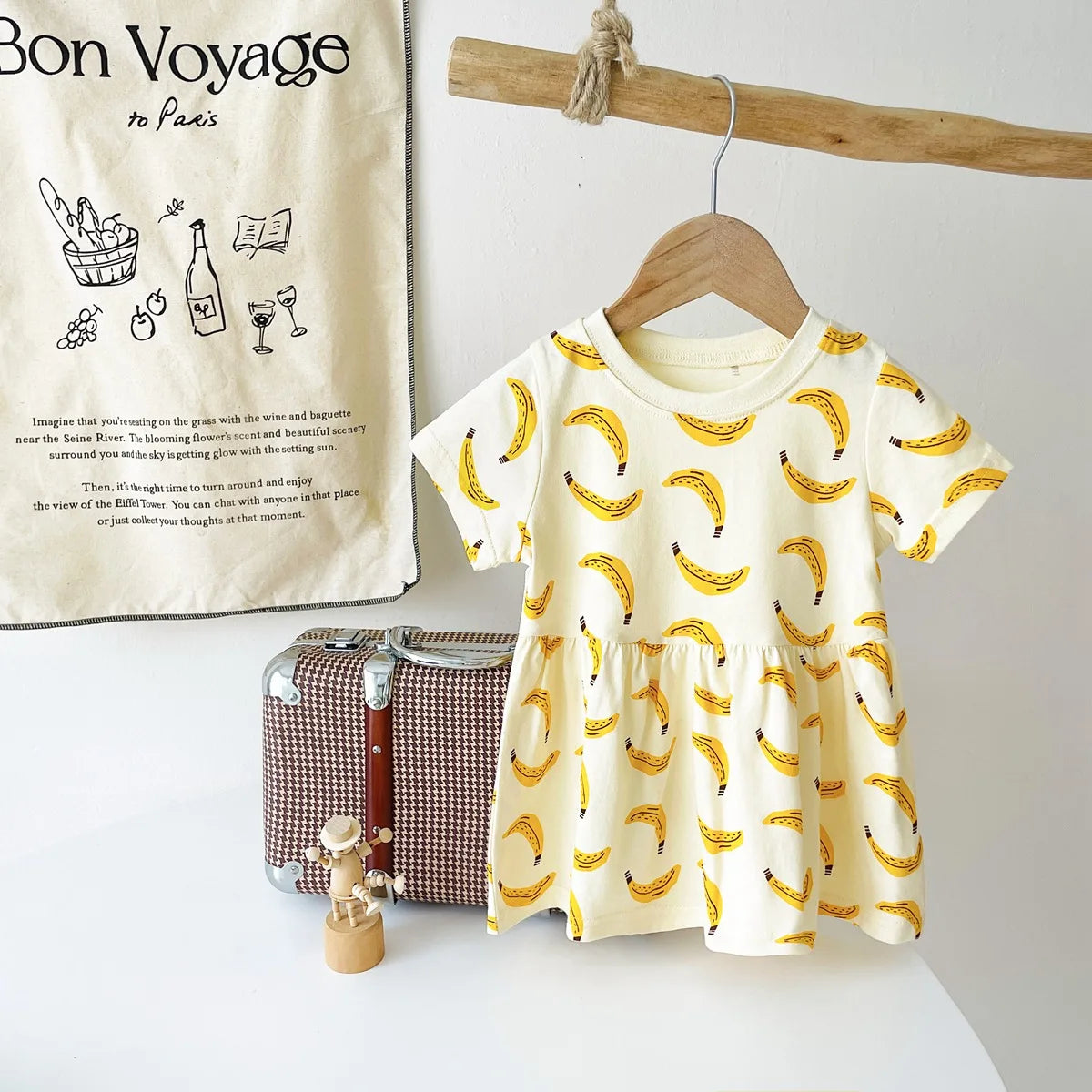 Summer Soft Cute Baby Girls Dress Cotton Princess Kids Dress Clothes