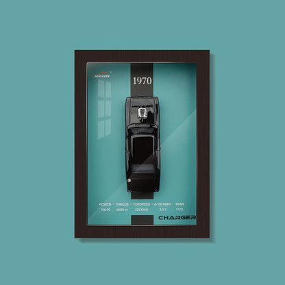 1:32 3D Photo Frame Wall Hanging Paintings Alloy Metal Diecast Model Car Home Trend Toy Decorations Display Valentine's Day Gift