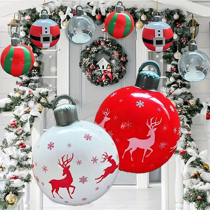 Multiple Styles Giant Inflatable Christmas Ball Home Outdoor Inflatable Decoration Christmas Snowman PVC Inflatable Decorated