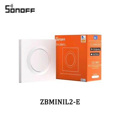 SONOFF Orb-ZBW1L Zigbee Smart Wall Switch Fusion Series ZBMINIL2-E No Neutral Required Seamless Integration With Home Assistant