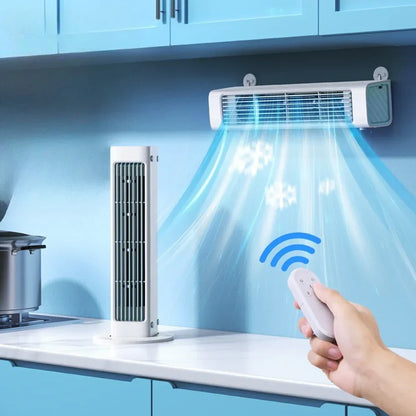 Bladeless Fan Portable Air Conditioning Fan 4000mah Home Office Desktop Standing Fan Living Rooom Bedroom Air Cooler Cooling Fan