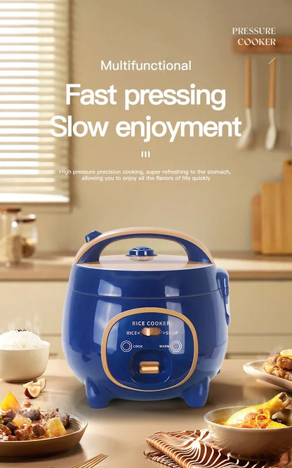 110V-220V Household Kitchen Electric Cooking machine Mini 1.8L Rice Cooker for Boiling Water, Rice, and Soup