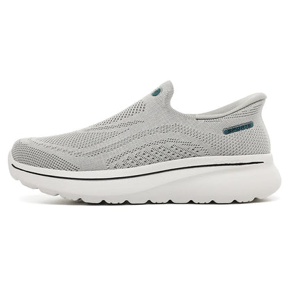 Men Women Slip on Walking Shoes Breathable Mesh Knit Loafers Lightweight Non Slip Comfort Casual Sports Sneakers Walking