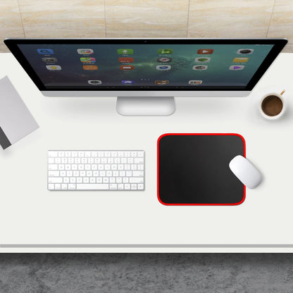 Mouse Pad with Stitched Edge Gaming Mousepad Small Non-Slip Rubber Base Washable Portable for Office Home Computer Laptop