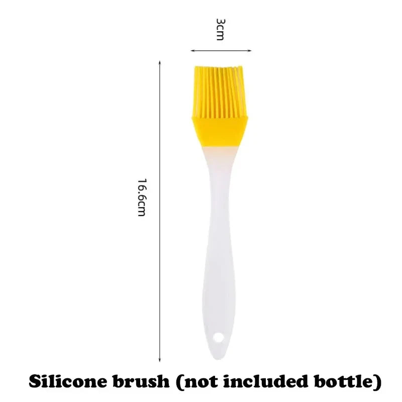 Oil Sprayer Kitchen Spray Oil Polisher 2in1 500ml Plastic Oil Sprayer Bottle Spray Dispenser Cruet BBQ Kitchen Baking Roasting