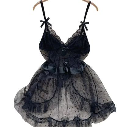 Woman Plus Size Sexy V-Neck Strap Dress Lace Trim Slim Short Dress Women Fashion Comfortable Dress Party Hotsweet