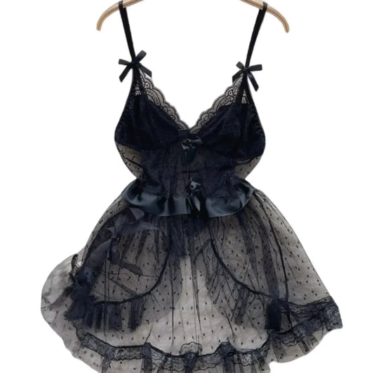 Woman Plus Size Sexy V-Neck Strap Dress Lace Trim Slim Short Dress Women Fashion Comfortable Dress Party Hotsweet by PDG ibma