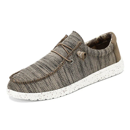 Men 2025 New Leisure Sneakers Spring Summer Breathable Lightweight Outdoor Canvas Shoes Large Size Men's Shoes Walking Loafers