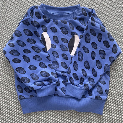 2025 Autumn Kids Sweaters Printed Girl Boy Casual Sweatshirts Long Sleeve Children Pullover Pant Set Clothes