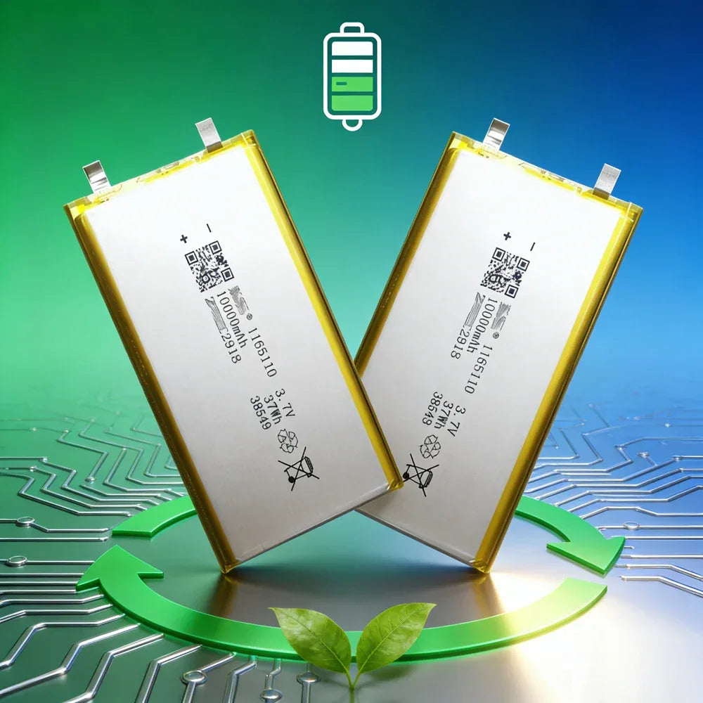 1-12pcs 1160100 Li lithium Batterie 10000mAh 3.7 V Li-po Rechargeable batteries For Tablet PC Power Bank MP4 battery