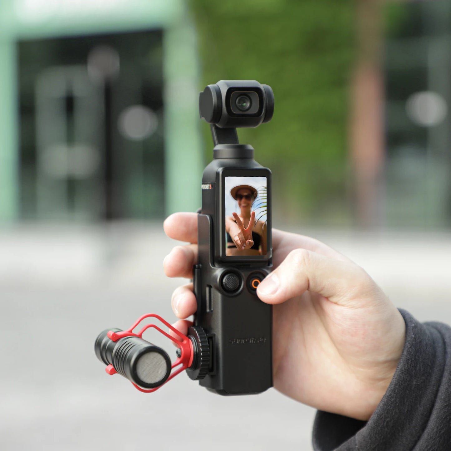 Osmo Pocket 3 Accessory Kit - Anti-Drop Wrist Strap & Extendable Handle with Cold Shoe Mount | Adjustable Fit Design for Mic/Lig