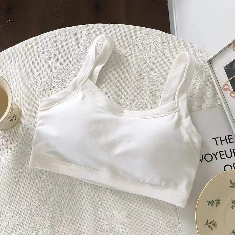 Seamless Push Up Bra for Women - Cotton Sports Bralette with Removable Pads, Wire-Free Comfort for Yoga & Daily Wear