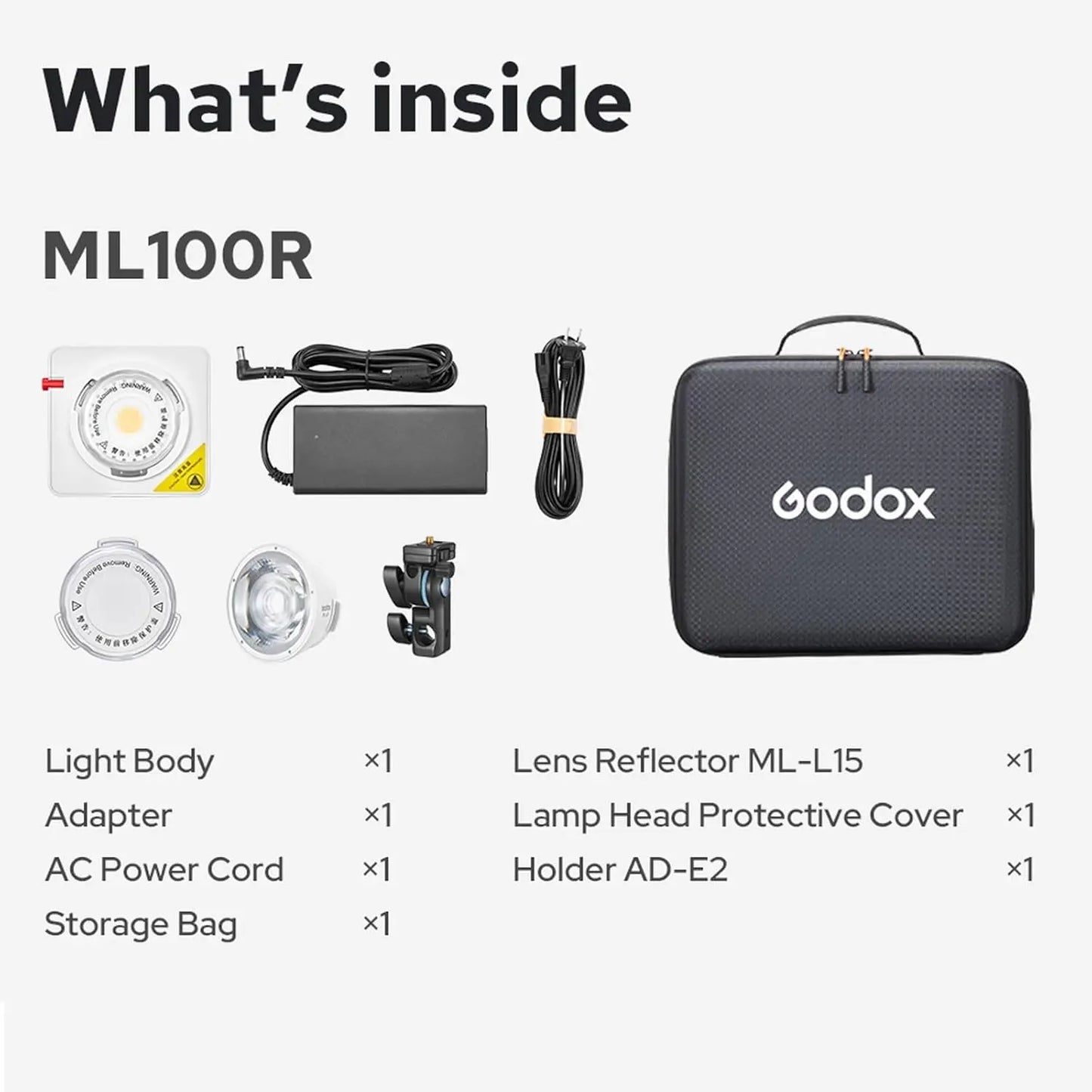Godox ML100R 110W RGB LED Video Light 2800-6500K 11 FX Effects APP Control Godox Mount for Filmmaking/Live Streaming/Vlog