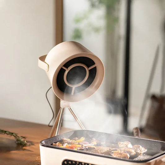 2025 New Portable Exhaust Fan Small Kitchen Hood Extractor Barbecue USB Supply Desktop Range Hoods Mini Suction Cooker Hood by PDG ibma