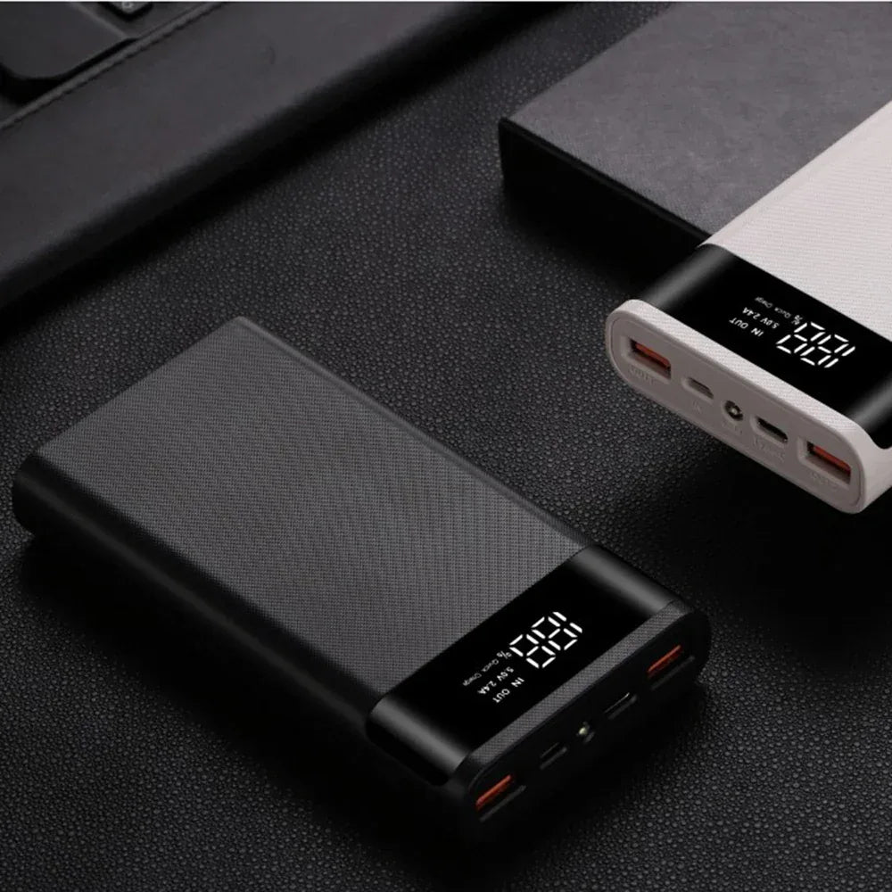 18650 Battery Power Bank Box 22.5W Fast Charging LCD Display 20000Mah Power Board For 6X18650 Battery Powerbank Case