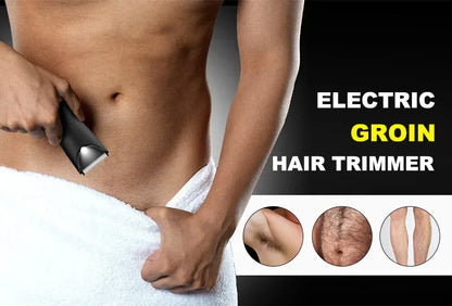 The Ballber Pro Electric Groin & Body Hair Trimmer for Men - Mens Body Groomer Kitfor Privates -Shaver for Hard to Reach Areas