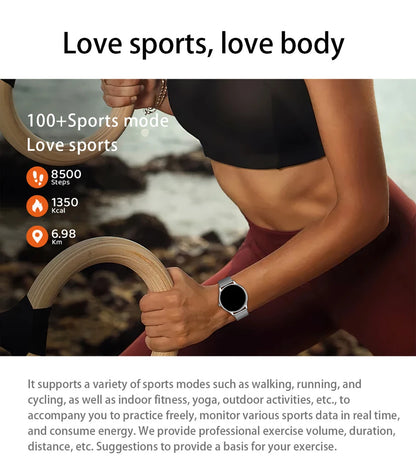 2025 New AMOLED Screen 7.9mm Ultra-thin Women Blue Tooth Call Smart Watch Heart Rate Health Lady Music Sport Fitness Smartwatch