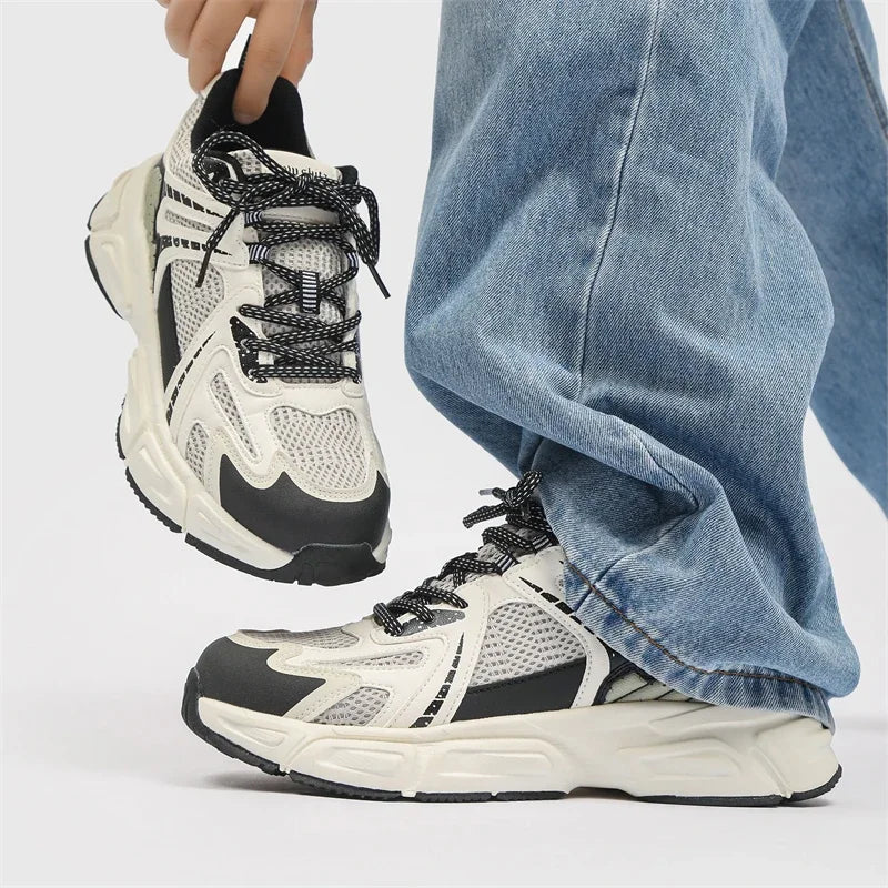 Women's Luxary Chunky Sneakers 2024 Mesh Breathable Shoes for Men Sports Running Casual Ladies Fitness Vulcanize Shoes