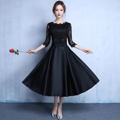 Robe De Roiree Evening Dresses Dongcmy New Fashion Party 2025 Lace Black Plus Size Gala Abiti Da Sera Formal Gowns Customized