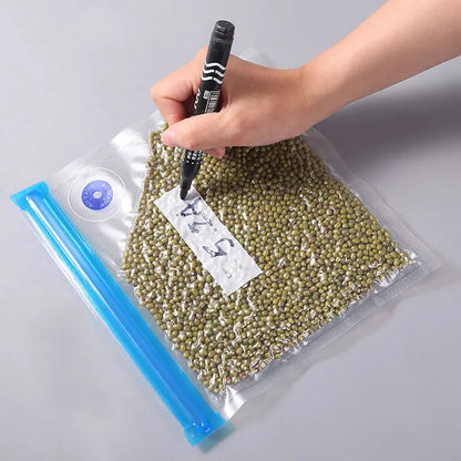 Reusable Vacuum Storage Bags 3D Printer Filament Electric Vacuum Pump Air Valve Pump Sealing Vegetables Food Storage Zipper Bag