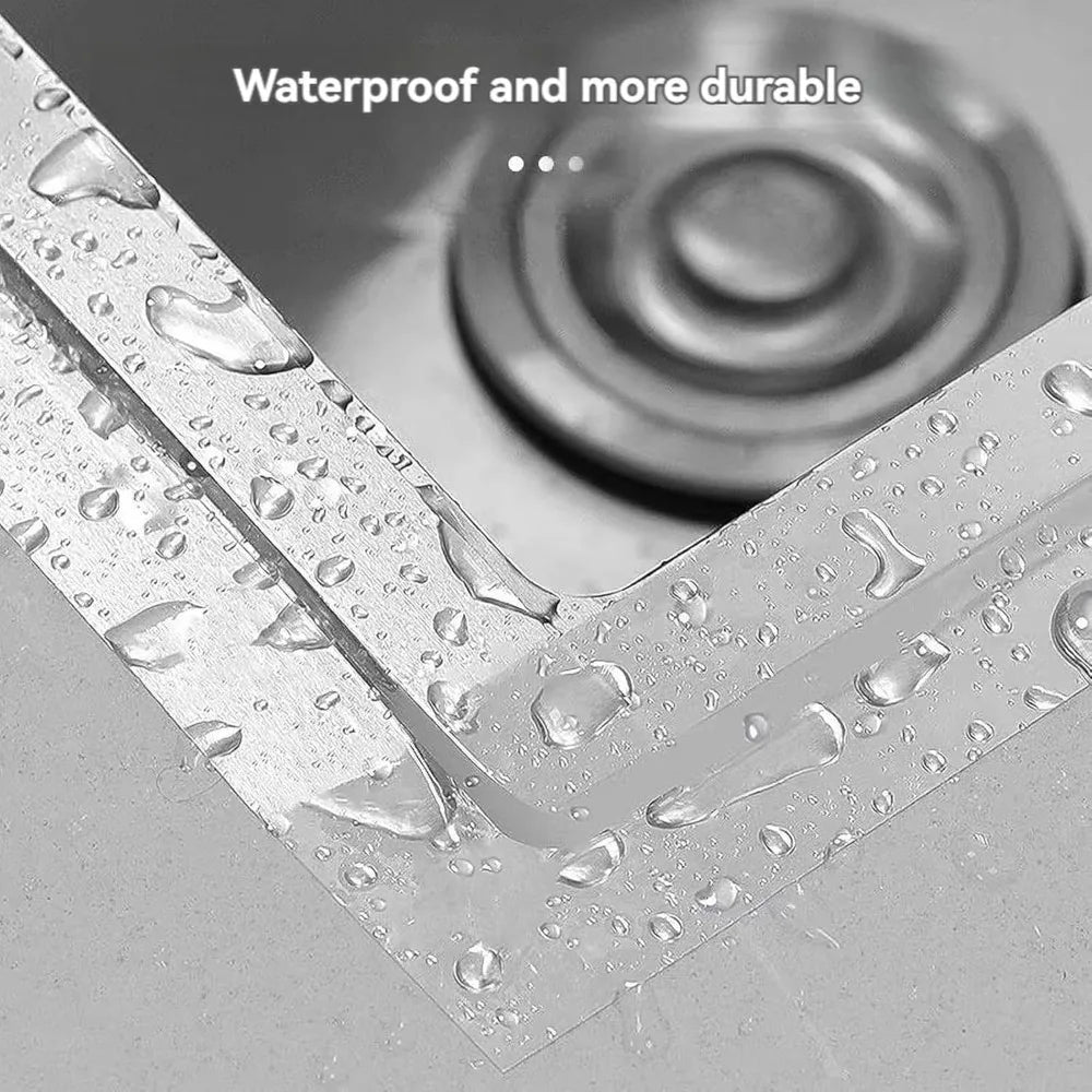 5-20m Kitchen Aluminum Foil Tape Waterproof Heat Resistant Heavy Duty 3/5cm Width Self Adhesive Seal Tape for Stove Gap Repair