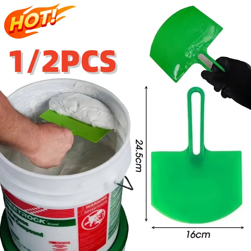 Curved Bucket Scoop Putty Knife Scraper Spackle Paint for Drywall Finishing Plaster Scraping Decals Patch Construction Tools New