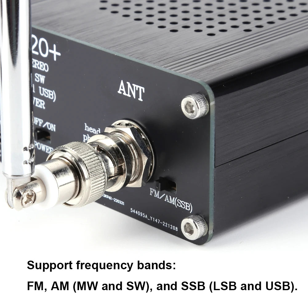 ATS-20+Si4732 Portable Handheld Radio Recorder 0.96 Inch OLED Screen Full Band Receiver Scanner FM AM MW&SW SSB LSB & USB