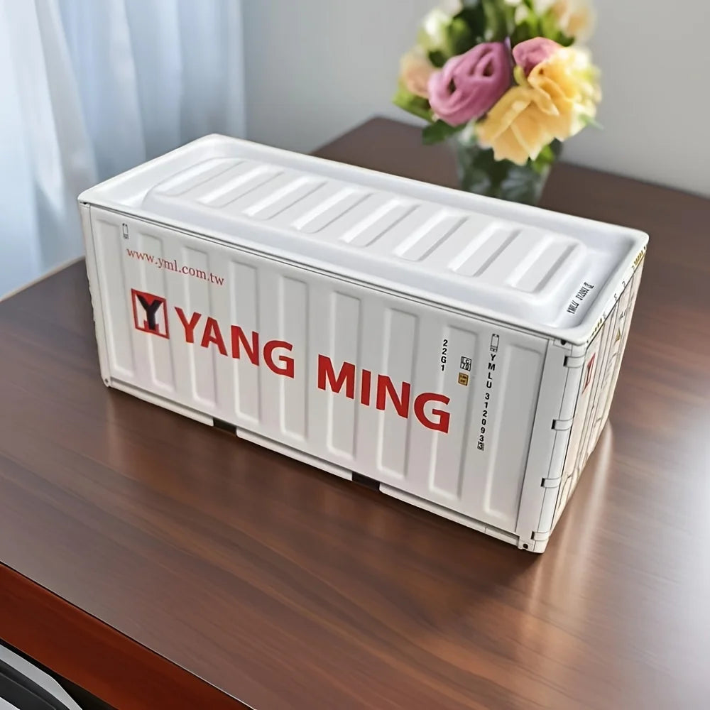 Industrial metal storage box, creative home collection model, container decoration purpose, suitable for household containers