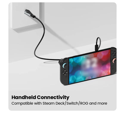 Kebidumei 1000Mbps USB C to Ethernet Adapter Gigabit USB C Female to RJ45 Male Network Converter for MacBook Pro iPhone 16 iPad
