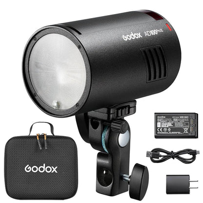 Godox AD II Series Out-door TTL Flash AD100/200/300/400/600PROII For Nikon Canon Sony Fuji Olympus LED Modeling Lamp