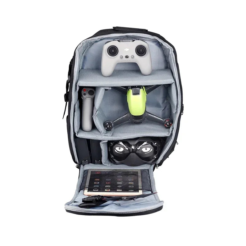 Backpack Waterproof Bag DIY Liner Glasses V2 Goggles 2 Remote Control Handle Portable Case for DJI AVATA / DJI FPV Combo Drone