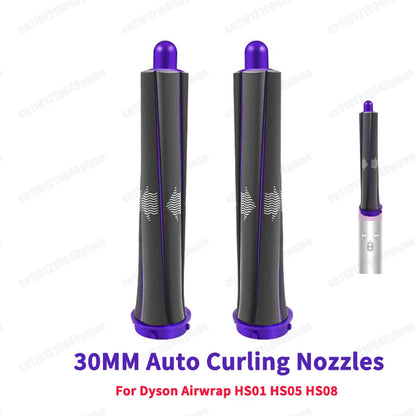 For Dyson Supersonic Hair Dryer Accessories Auto Curling Nozzles 20/30/40mm Cruling Wand For Dyson HD Series Hair Dryer Diffuser