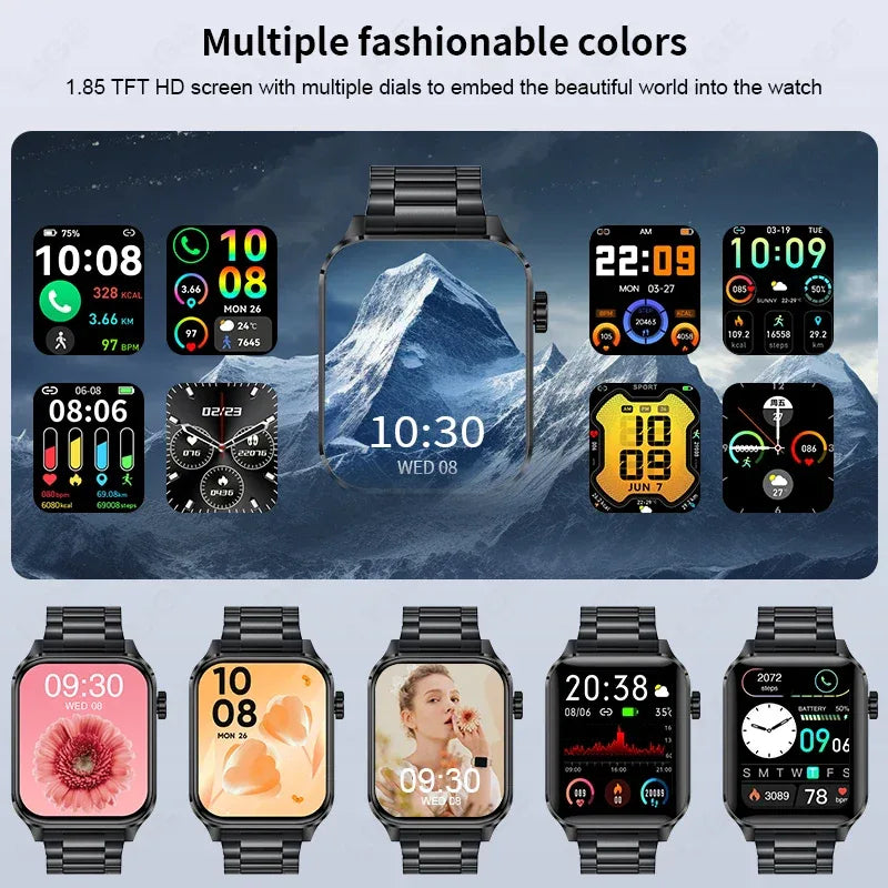 LIGE Smart Watch Sport Fitness Sleep Monitor Fashion Luxury Women's Watch Bluetooth Call Message Clearance Sale Men's Smartwatch