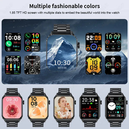 LIGE Smart Watch Sport Fitness Sleep Monitor Fashion Luxury Women's Watch Bluetooth Call Message Clearance Sale Men's Smartwatch