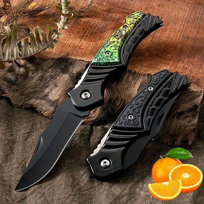 New Portable Outdoor Folding Fruit Knife for Kitchen Supplies, Sharp Survival Knife, Suitable for Camping and Hiking