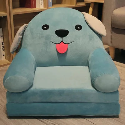 Sofas Children Sofa Cute Cartoon Lazy Folding Small Sofa Bed Girl Princess Baby Toddler Dual-purpose Child Seat All sofas