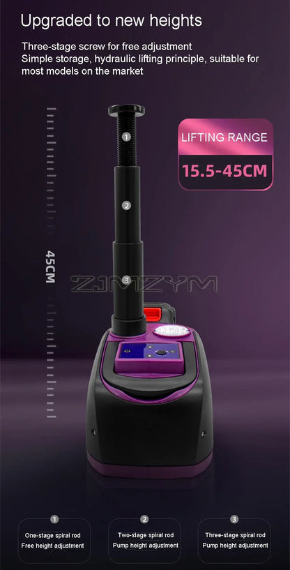12V 5Ton 150W Rated Power Car Electric Tire Lifting Car Wireless Jacks Wrench Hydraulic Car Floor Jack with Remote control