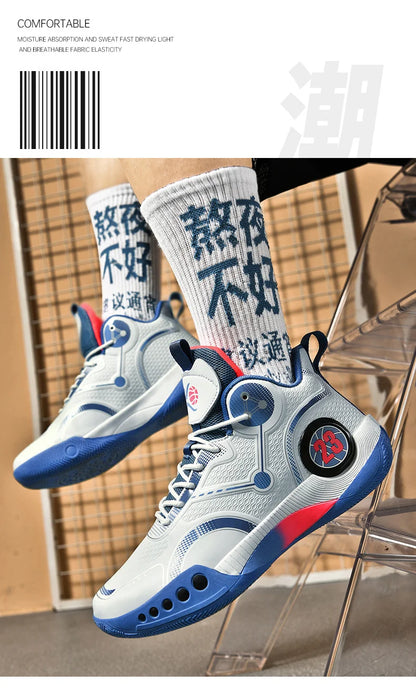 Popular Basketball Shoes Men Women Sneakers  Male Training Sports Fashion Colorful Waterproof Shoes Casual Non-Slip Couple Shoes