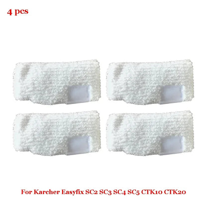 New Microfiber Mop Cloth For Karcher Easyfix SC2 SC3 SC4 SC5 CTK10 CTK20 Handheld Magic Steam Brush Vacuum Cleaner Spare Parts